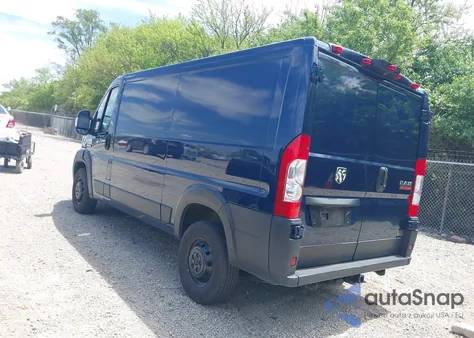 2021 Ram Promaster 1500 Low Roof 136 Wb из США, поврежденный, VIN 3C6LRVAG0ME564750